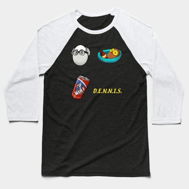 Always Sunny | DENNIS System Baseball T-Shirt by QuicksilverTech